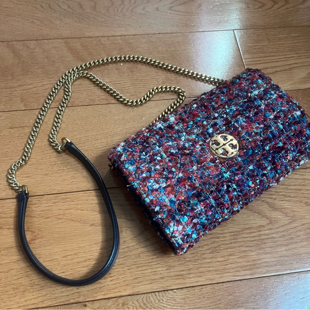 NBW Tory Burch Colorful Tweed Crossbody Bag - Picture 2 of 6